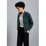 STREET ONE Satin-Blouson Damen Grün XS