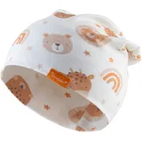 Sterntaler Beanie Tiergesicht in lichtgrau | Gr.: 49 cm