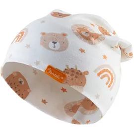 Sterntaler Beanie Tiergesicht in lichtgrau | Gr.: 49 cm