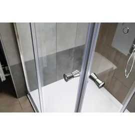 Aqualine AGGA Duschabtrennung Quadrat 90 x 90 cm rechts Klarglas HLF909Y