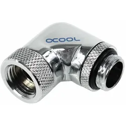 Alphacool HF angled adaptor 90° G1/4 outer thread to G1/4 inner thread revolvabl