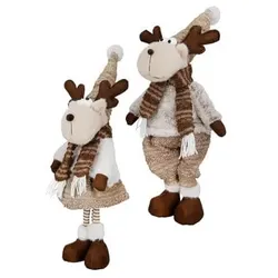 Gilde Handwerk Weihn.Figur Elch Textil sortiert 4063387262221 Gilde Handwerk
