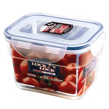 Lock & Lock Frischhaltedose rechteckig transparent 14,5 x 11 x 9,4 cm 0,8 l