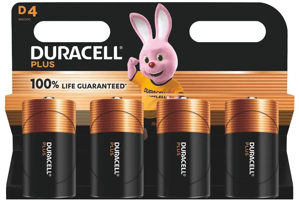 Duracell 142039 Haushaltsbatterie Einwegbatterie D Alkali