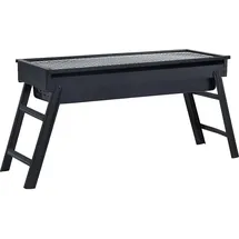 vidaXL Camping-Grill schwarz
