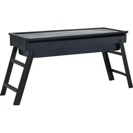 vidaXL Camping-Grill schwarz