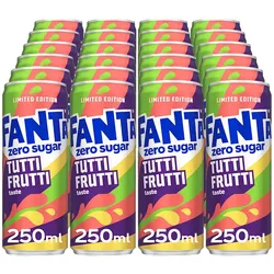 Fanta Tutti Frutti Zero 0,25 Liter Dose, 24er Pack