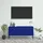 vidaXL TV-Schrank Marineblau 105x35x50 cm Stahl