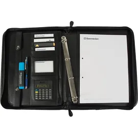 SOENNECKEN Schreibmappe Essen 5164 Griff Lederimitat schwarz