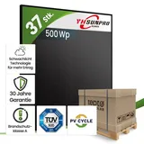 Sunpro 500Wp SPDG500-N108R12 Bifazial Glas-Glas Fullblack Mesh (Palette)