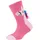 CAMANO Cosy Fancy Application Socken 4 Paare Rosa 35-38