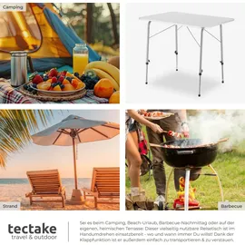 Tectake Klapptisch grau (402173)