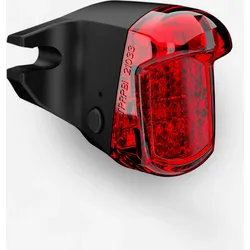 Fahrradbeleuchtung Rücklicht RL510S LED USB für Sattelschienen SCHWARZ|ROT No Size