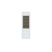 Möbel Kraft Vitrine Push-to-Open 61,1 x 41,4 x 195,9 Weiß