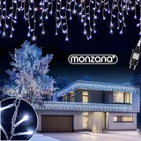 monzana Regenlichterkette Weihnachten Kaltweiß