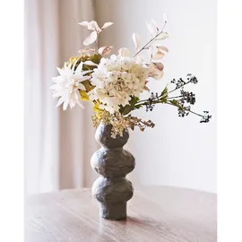House Nordic Hydrangea Bouquet, Creme, Grün, Kunststoff, 30.5x67x25.5 cm, Dekoration, Kunstblumen