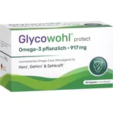 GLYCOWOHL Omega-3 Kapseln 917 mg vegan + DHA + EPA + DPA