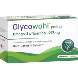 GLYCOWOHL Omega-3 Kapseln 917 mg vegan + DHA + EPA + DPA