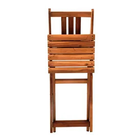 SAM Outillage Balkonmöbel Set 3tlg Akazie Klapptisch 70 x 70 cm BLOOM