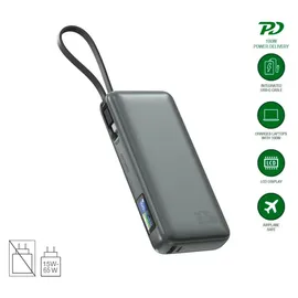 4smarts Powerbank Enterprise 20000mAh 165W, spacegrau