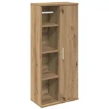 vidaXL Badezimmerschrank mit Rollenhalter Artisan-Eiche 39x22x90 cm