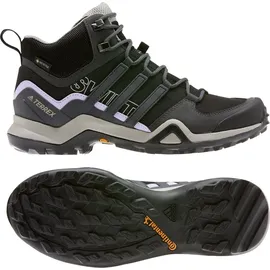 adidas Terrex Swift R2 Mid GTX Damen Core Black/Solid Grey/Purple Tint 38 2/3