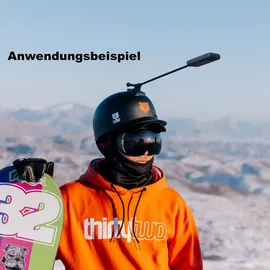 INSTA360 Unicorn Helmhalterung Kohlefaser