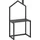 Vipack Kinderschreibtisch Dallas 100 x 150,6 x 50 cm Kiefer lackiert grau