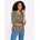 3/4-Arm-Shirt Beige/Schwarz 44