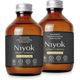 Niyok Mundziehöl Pfefferminze 3 x 200 ml mit Bio-Kokosöl