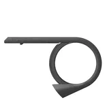 HEBIE Chainglider Open Plus Kettenschutz 32t schwarz