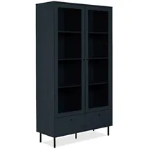 Finori Vitrine Caracas 52A 100 x 183 x 40 cm Blau