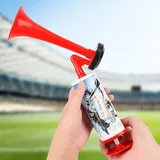 Wvu & Wvo Hand Air Horn Pumpe Laut | Tragbare Krachmacher Horn | Manueller Signal Horn | Fur vielseitige Nutzung als Hupe im Straßenverkehr, Fußballspielen, Partys