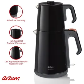 Arzum Cay Sefasi 1,2 l Schwarz