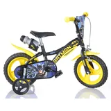 DINO BIKES Dino »Batman 12 Zoll«, 1 Gang, mit Stützrädern, Trinkflasche und Frontschild