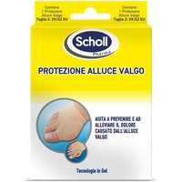 Scholl Valgus-Schutz, 1 elastisches Band mit Gelschutz, hilft bei der Linderung von Schmerzen, die durch Hallux Valgus verursacht werden, reduziert den Druck der Schuhe beim Gehen, Größe 39-42
