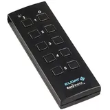 ELDAT RT34E5005-01-22K Handsender 5-Kanal, tiefschwarz RAL9005, Automatisierung