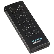 ELDAT RT34E5005-01-22K Handsender 5-Kanal, tiefschwarz RAL9005, Automatisierung