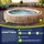 tillvex tillvex® Whirlpool Unterlage rund 196cm | Bodenmatte Poolunterlage Matte für Outdoor Whirlpools | Thermo Bodenschutzmatte Pool Untergrund | Bodenschutz Bodenplatte schützt & isoliert (Schwarz)