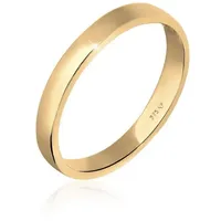 ELLI PREMIUM Fingerring Ehering Trauring Partnerring Basic 375 Gelbgold goldfarben 56 mm