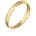 ELLI PREMIUM Fingerring Ehering Trauring Partnerring Basic goldfarben 56 mm