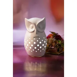 Eule Lissy 13cm LED cremeweiß