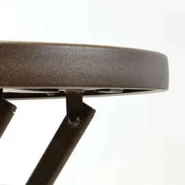 VCM Polyrattan Balkon-Set 3-tlg. dunkelbraun