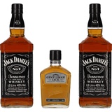 Jack Daniel's Old No.7 Tennessee 40% vol 2 x 1 l + Gentleman Jack Tennessee 40% vol 0,2 l Geschenkbox