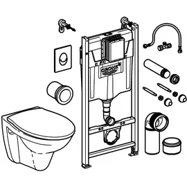 Grohe Solido Compact Set 4 in 1, 39117000,