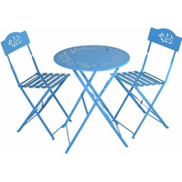 Sitzgruppe Miami Gartenset Sitzgarnitur Metall Bistroset Balkonset Tisch Stühle