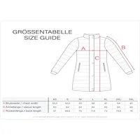 Marikoo Winterjacke "Aylaraa", Damen, Gr. XL, schwarz, Obermaterial: 90% Polyacryl, 8% Viskose, 2% Elasthan, Jacken Winterjacke, Elegante Designer Winterjacke