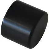 GARDINIA Endstück Chicago Kappe für Ø 20 mm Schwarz-Matt 2-er Pack