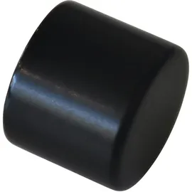 GARDINIA Endstück Chicago Kappe für Ø 20 mm Schwarz-Matt 2-er Pack