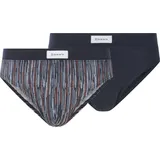 Babista Slip ANVILO dunkelblau gestreift M 2er Pack